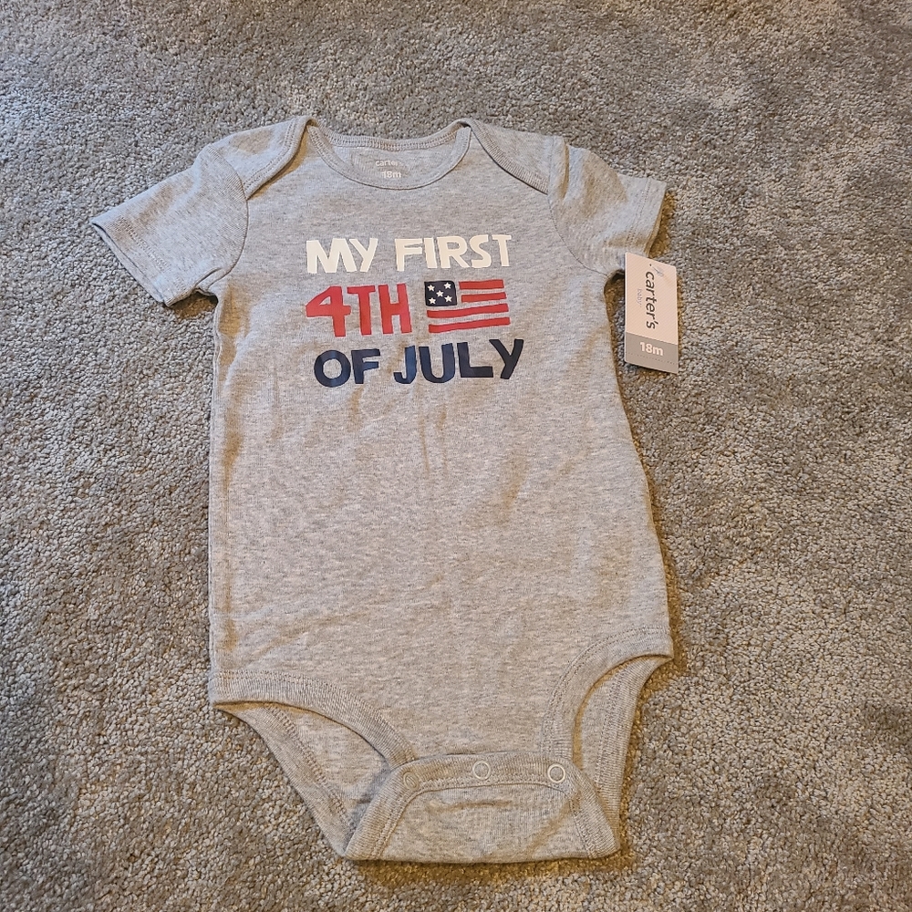 Fourth of july onesie